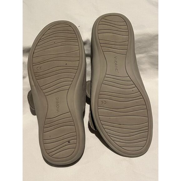 Vionic Gray Suede Sandals - Picture 7 of 7